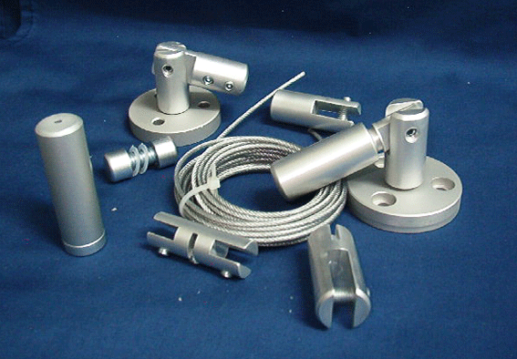 The Components of the incredible Cable Hanging System